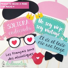 carteles con frases tematica paris