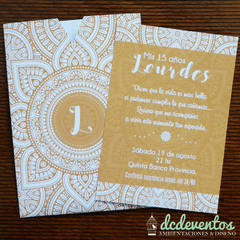 50 Invitaciones Lourdes - comprar online