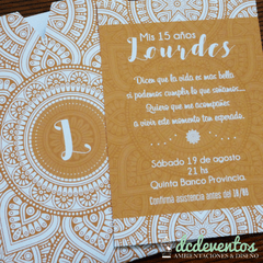 50 Invitaciones Lourdes
