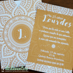 50 Invitaciones Lourdes - tienda online