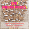 100 Indicadores de sitio banderita símil kraft