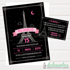 50 Invitaciones Paris
