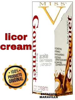 MISS V LICOR CREAM ACEITE LUBRICANTE MASAJES SABORIZADO