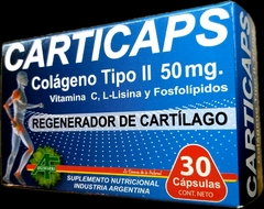 CARTICAPS - Regenerador de cartilago - Colágeno Tipo II - comprar online