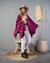 Poncho HENDRIX | Fucsia y negro - AUBONE