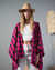 Poncho HENDRIX | Fucsia y negro