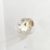 anillo de plata con flor amapola para mujer Dolores Ortega joyas de autor, silver poppy flower ring