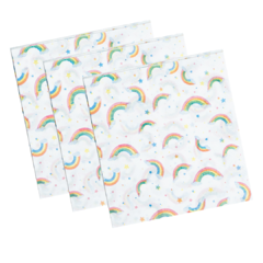 Servilletas Arco Iris x 20 Unid. - 32 x 32 cm