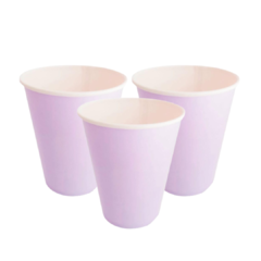 Vasos Polipapel Lila x8