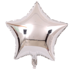 Globo Estrella Metalizada 45 cm x10 Unid. - comprar online