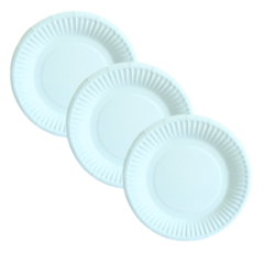 Plato Polipapel Postre 18 cm x10 Unid - - tienda online