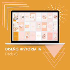 Pack Diseño de Historias IG x5