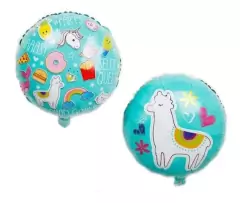 Globos Llama redondo x10 Unid