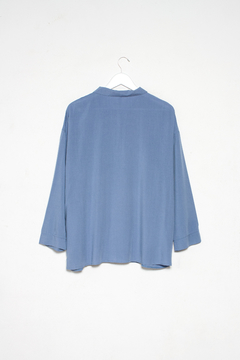 Imagen de Blusa BEAU, Blusa camisera recta con mangas anchas y puños