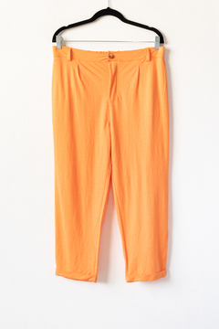 Imagen de Pantalon LETO, Pantalón de piqué con pinzas, elastico en cintura de espalda y bolsillos