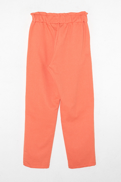 Pantalón OLIVIA, Pantalón con lazo en cintura y frunce. - comprar online