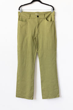 Pantalón DELFINA, Pantalón de bengalina semi oxford corte jeanero con bolsillos - tienda online