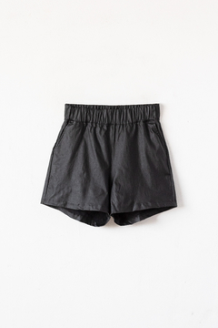 Short ARYA engomado, Short con cintura elástica y bolsillos. - tienda online
