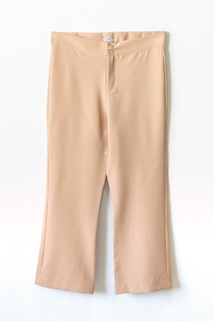 Pantalón CINDY, Pantalón sastrero con cierre, elástico en cintura trasera y pinzas