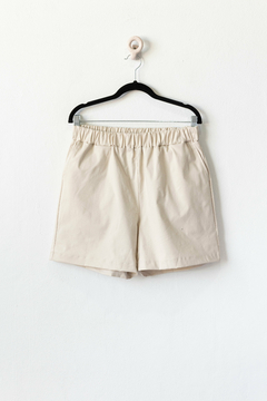 Imagen de Short ISLA, Short de gabardina con bolsillos y cintura elástica