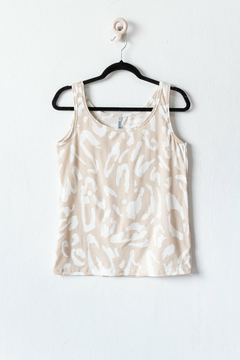 Musculosa LILA, Musculosa básica de morley estampado