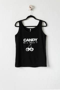 Musculosa MARIE, Musculosa de algodón con estampa Candy en internet