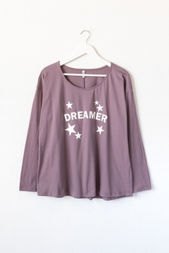 Remera JUDY, manga larga ESTAMPA DREAMER - PROMO en internet