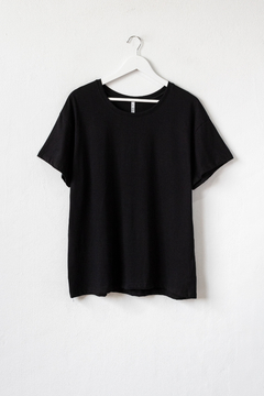 Remera NILSE, Remera unisex con cuello rondo y manga corta, lisa