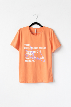 Remera COUTURE CLUB, Remera de algodón cuello redondo y manga corta, ESTAMPA THE COUTURE CLUB - comprar online