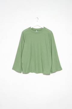 Sweater Carolanne, Sweater manga larga con caida y cuello redondo. - comprar online