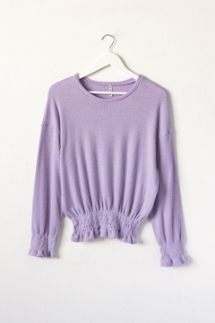 Sweater FLEUR, mangas y cintura abuchonada - PROMO - comprar online