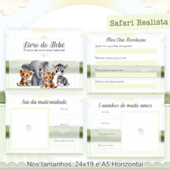 Livro do Bebê - Safari Realista Menino - comprar online