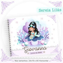 Livro do Bebê - Sereia Lilás