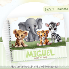 Livro do Bebê - Safari Realista Menino