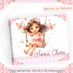 Livro do Bebê - Menina no Balanço