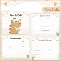 Livro do Bebê - Dino Boho - comprar online