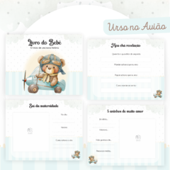 Livro do Bebê - Ursinho no Avião - comprar online