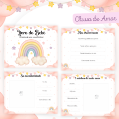 Livro do Bebê - Chuva de amor / Arco Íris - comprar online