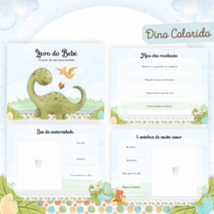 Livro do Bebê - Dino Colorido - comprar online