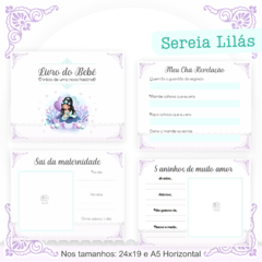 Livro do Bebê - Sereia Lilás - comprar online