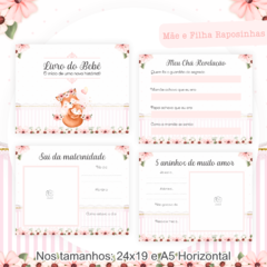 Livro do Bebê - Mãe e Filhas Raposinhas - comprar online