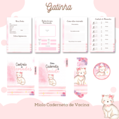 Caderneta de Vacina - Gatinha - comprar online