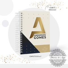 Planner & Agenda - ALFABETO MASCULINO