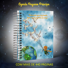 AGENDA e PLANNER LUXO - PEQUENO PRÍNCIPE