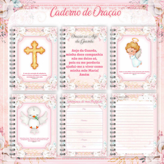 Caderno de Oração - Batizado Floral