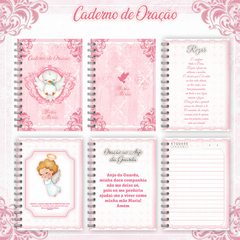 Caderno de Oração - Batizado Rosa