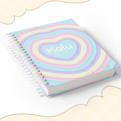 Caderno Personalizado - A5 - Pétalas de Anjo