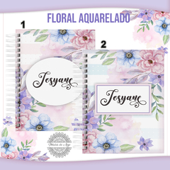 Agenda - Floral Aquarelado