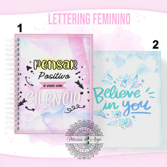 Agenda - Lettering Feminino