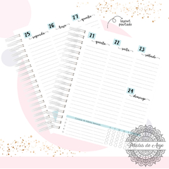 Planner & Agenda - ALFABETO FLORAL - comprar online